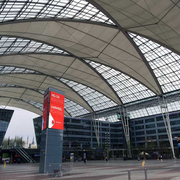 Über den international angebundenen Flughafen München erreichen Sie auch unsere Hautarzt Praxis in München